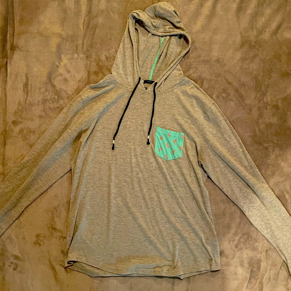 Brooklyn Men’s Gray Light Pullover Hoodie